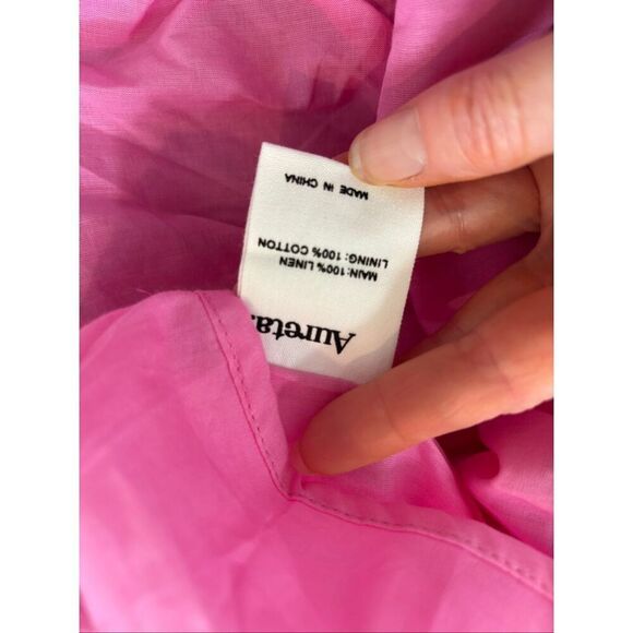 NWT Aureta Chloe Mini Dress in Pop Lilac, Medium $379 G8 - Picture 8 of 10